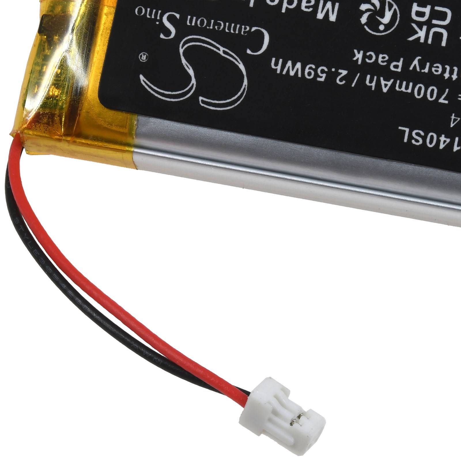 Powery Akku kompatibel mit Cardo Typ BAT00014, 3,7V, Li-Polymer