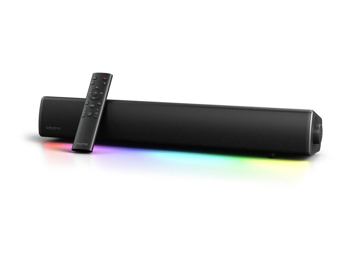 Creative Soundbar Blaster GS5 RGB-Gaming-Soundbar Bluetooth Multimedia-Technik Aktivboxen