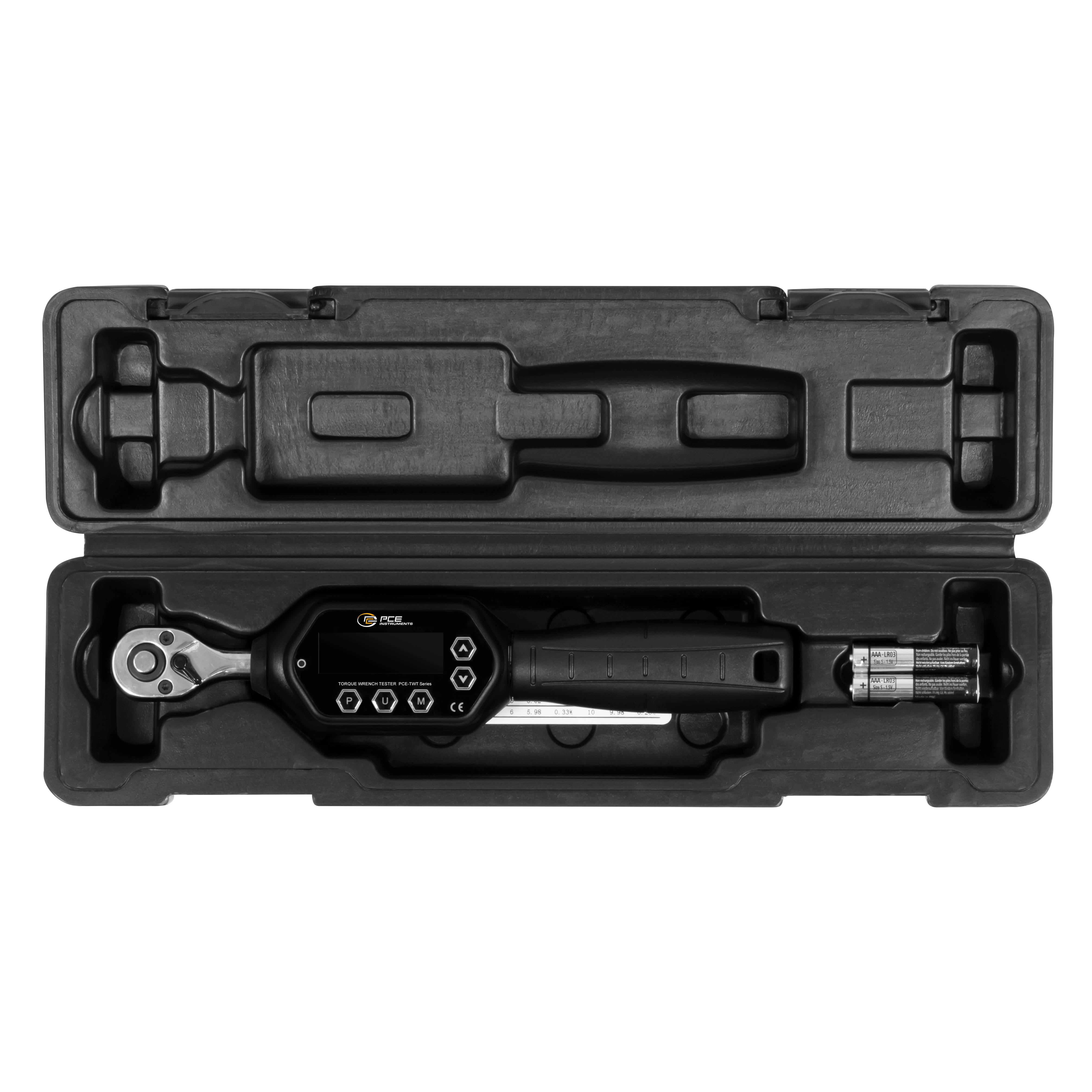 PCE Instruments Digital Drehmomentschlüssel PCE-TWT 10N |0,001 … 10 Nm |Auflösung 0,001 Nm |3 Messmodi |4 Messeinheiten