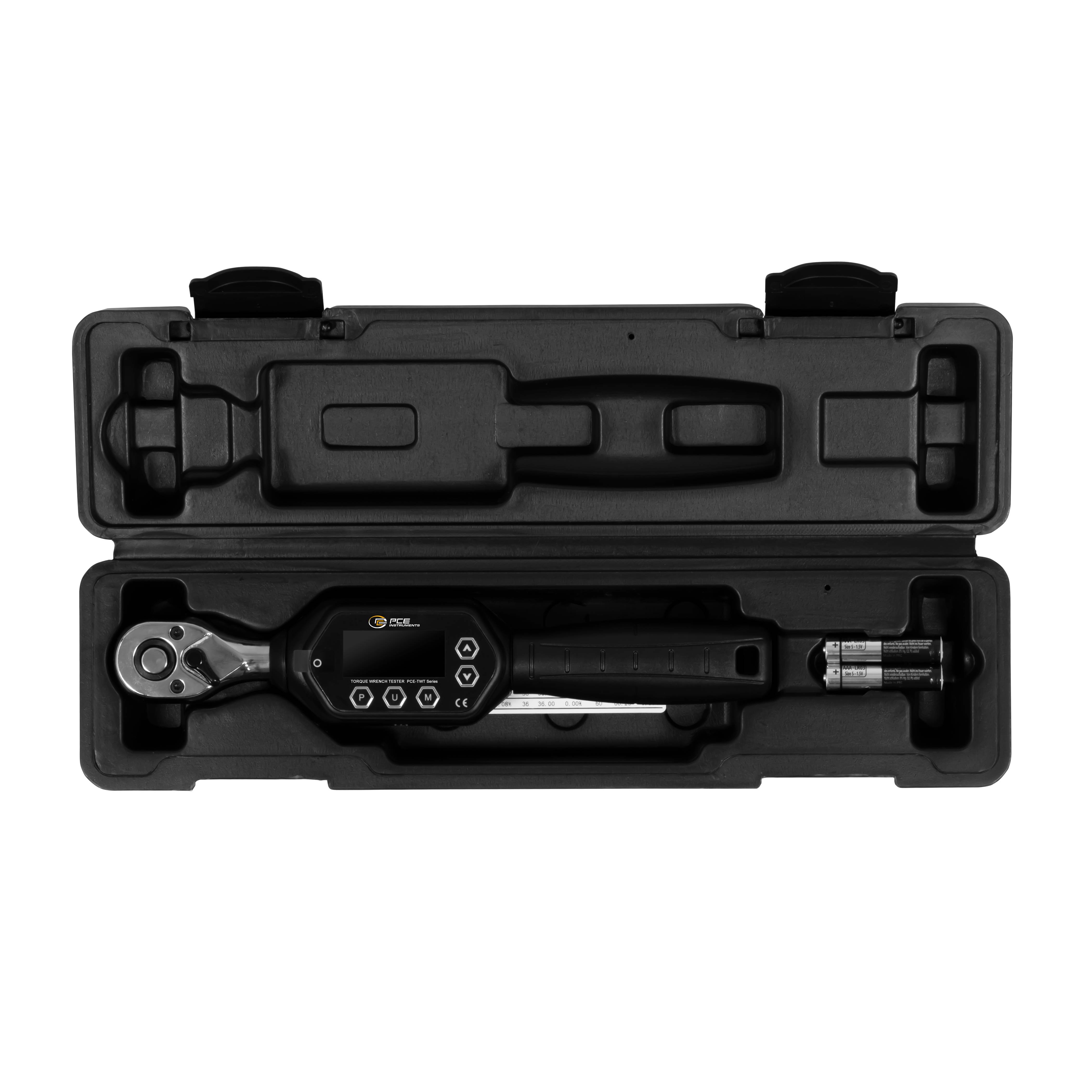 PCE Instruments Digital Drehmomentschlüssel PCE-TWT 60 N |0,01 … 60 Nm |Auflösung 0,01 Nm |3 Messmodi |4 Messeinheiten