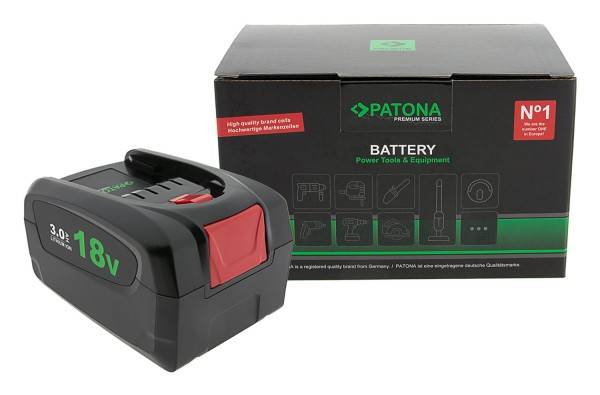 2er-Set PATONA Akku Bosch PBA18 18V 3.0Ah Ersatzakku