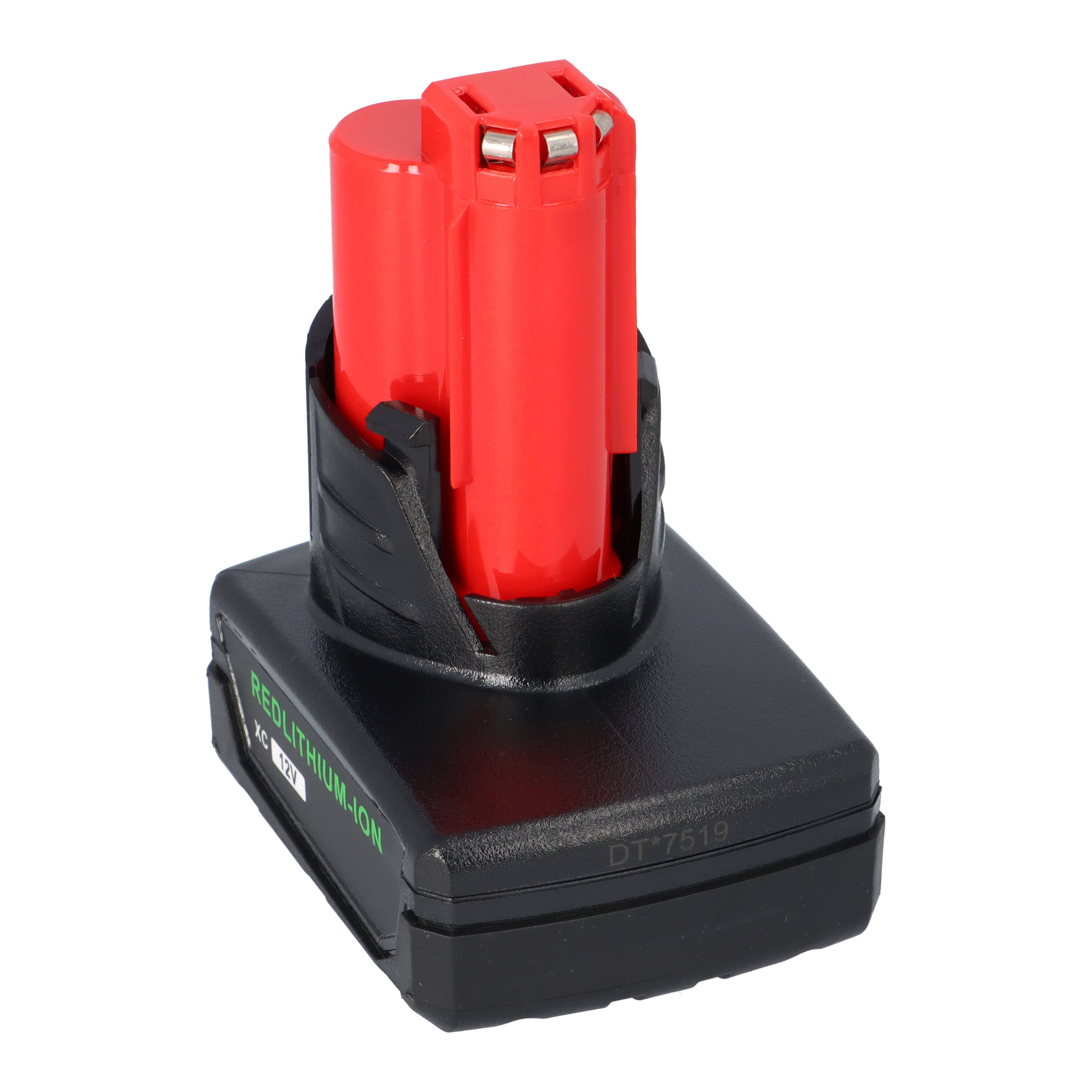PATONA Premium Akku für Milwaukee M12 RedLithium 12V