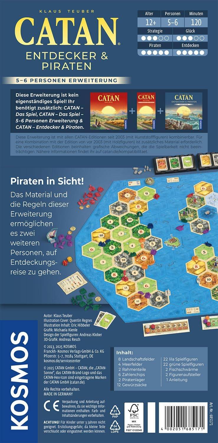 KOSMOS 685171 - CATAN Entdecker & Piraten 5/6