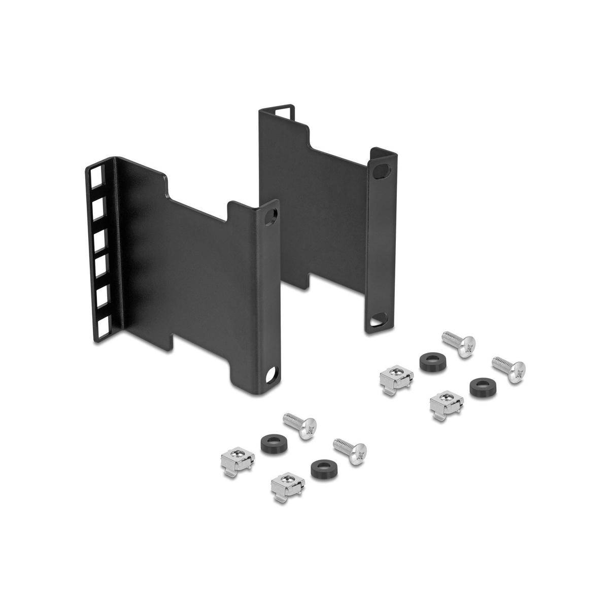 67273 - Delock Server Rack Tiefenerweiterung Adapter Montagekit 2HE
