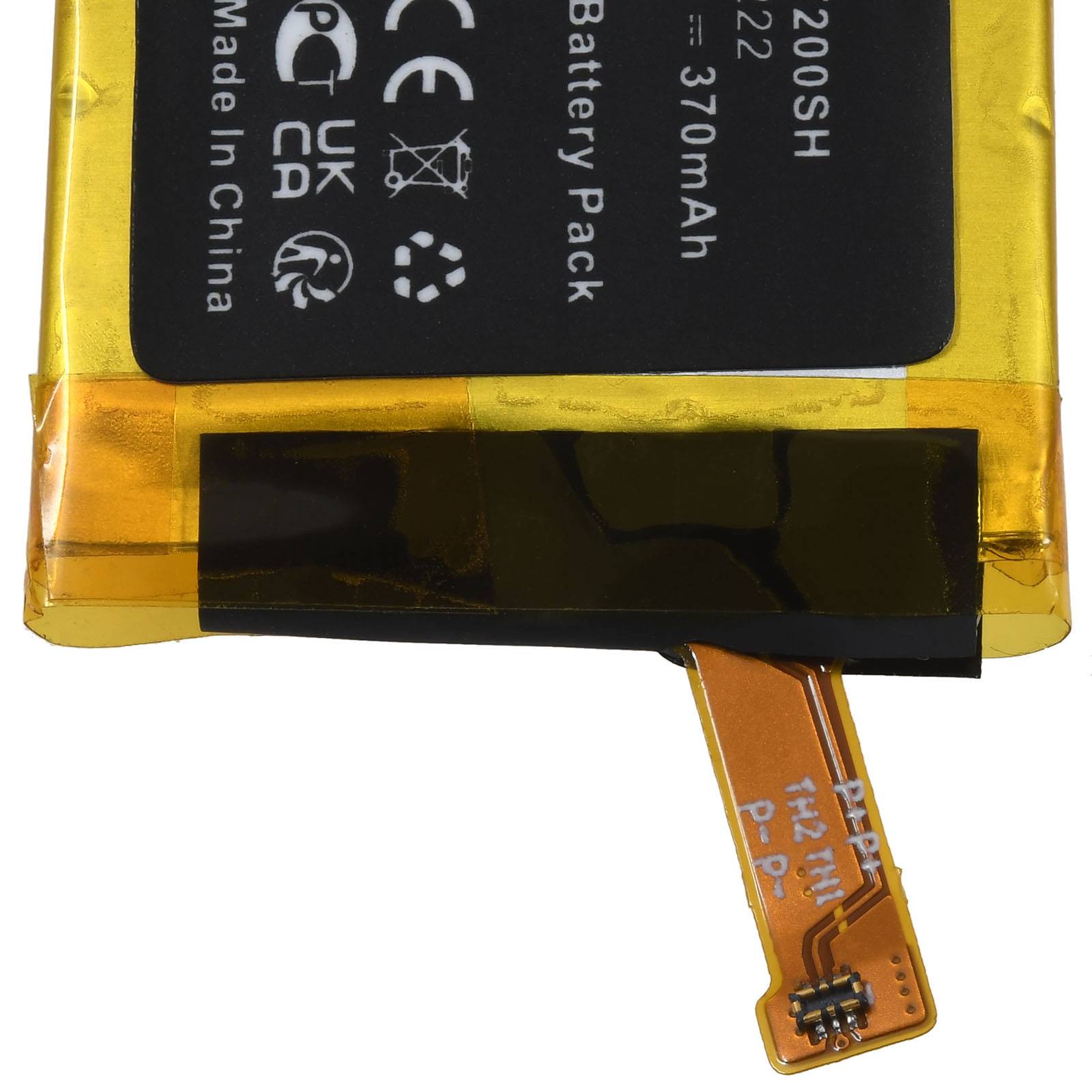 Powery Akku für Fossil Q Explorist Gen3 Armani ART5004 Smartwatch, 3,8V, Li-Polymer
