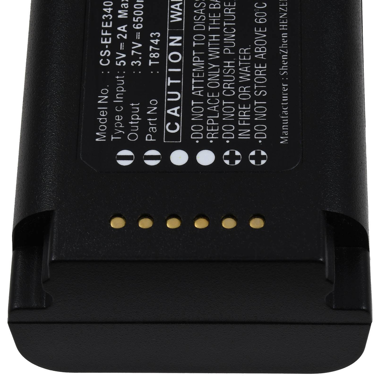 Powery Akku für eufy Video Doorbell E340 Security Video-Türklingel, 3,7V, Li-Ion