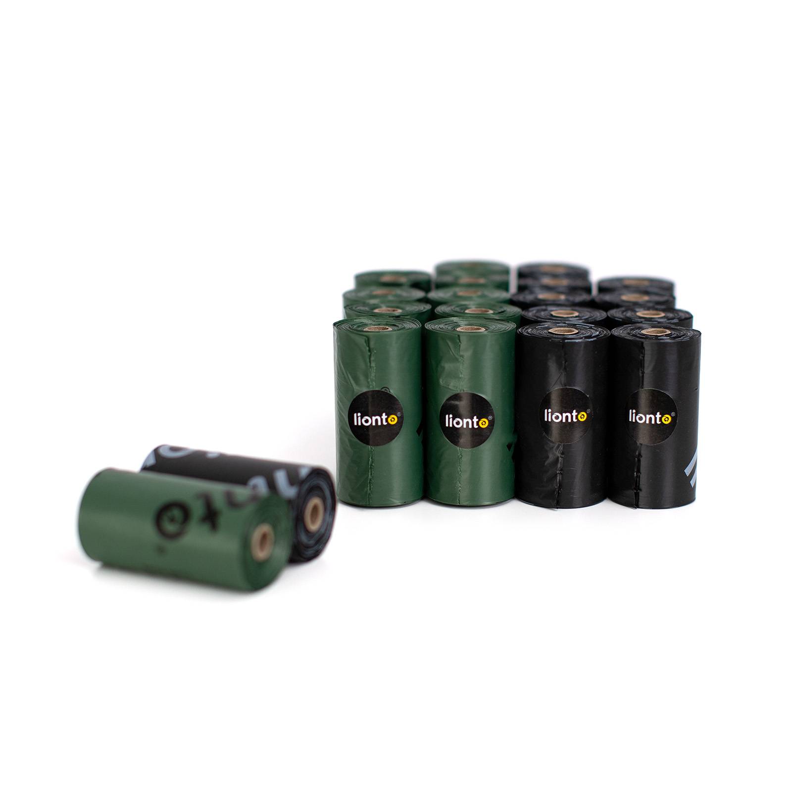 lionto Hundekotbeutel, reißfest, auslaufsicher & geruchsdicht, 300 Beutel (20 Rollen), hygienisch & leicht abreißbar