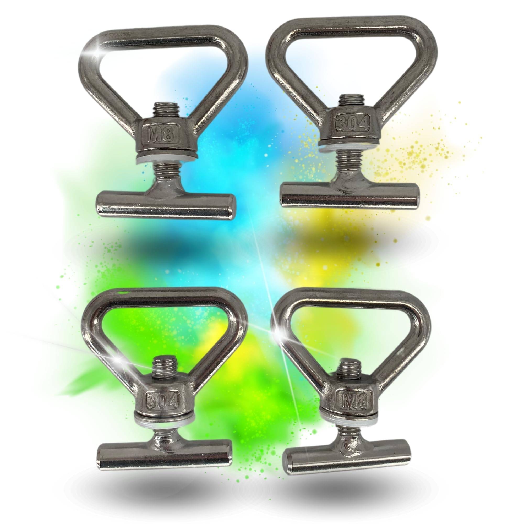 Zurrösen Ladungssicherung Schrauben Ösen kompatibel mit Mercedes Benz Vito V-Klasse W447 Viano W639 Schrauben Führungsschiene Schienenlast Sicherun