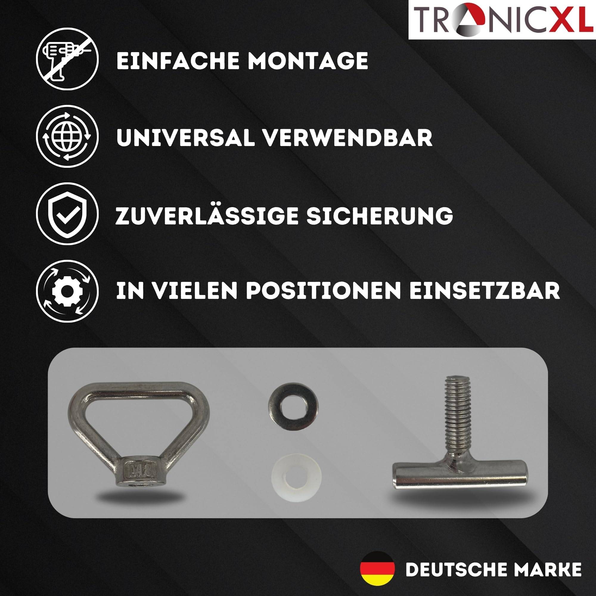 Zurrösen Ladungssicherung Schrauben Ösen kompatibel mit Mercedes Benz Vito V-Klasse W447 Viano W639 Schrauben Führungsschiene Schienenlast Sicherun