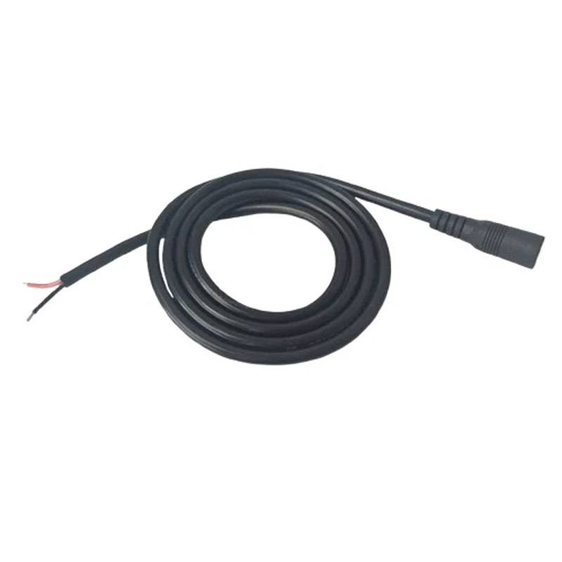 DC Steckverbinder 12V 5A männliche und weibliche Drähte, 0,75 Quadrat Reiner Kupferleiter DC-Stromkabel, 5,5mm x 2,1mm