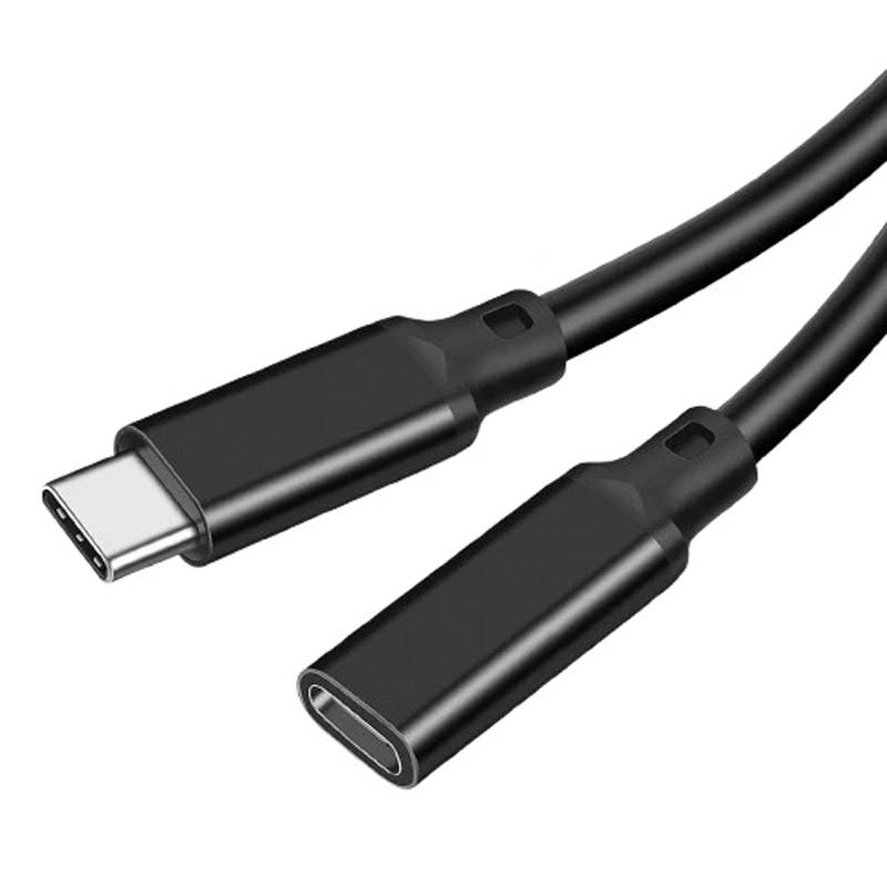 Typ-c-Verlängerungskabel Stecker auf Buchse 3m, 4K Videoübertragung Kabel Festplatte Erweiterungskabel