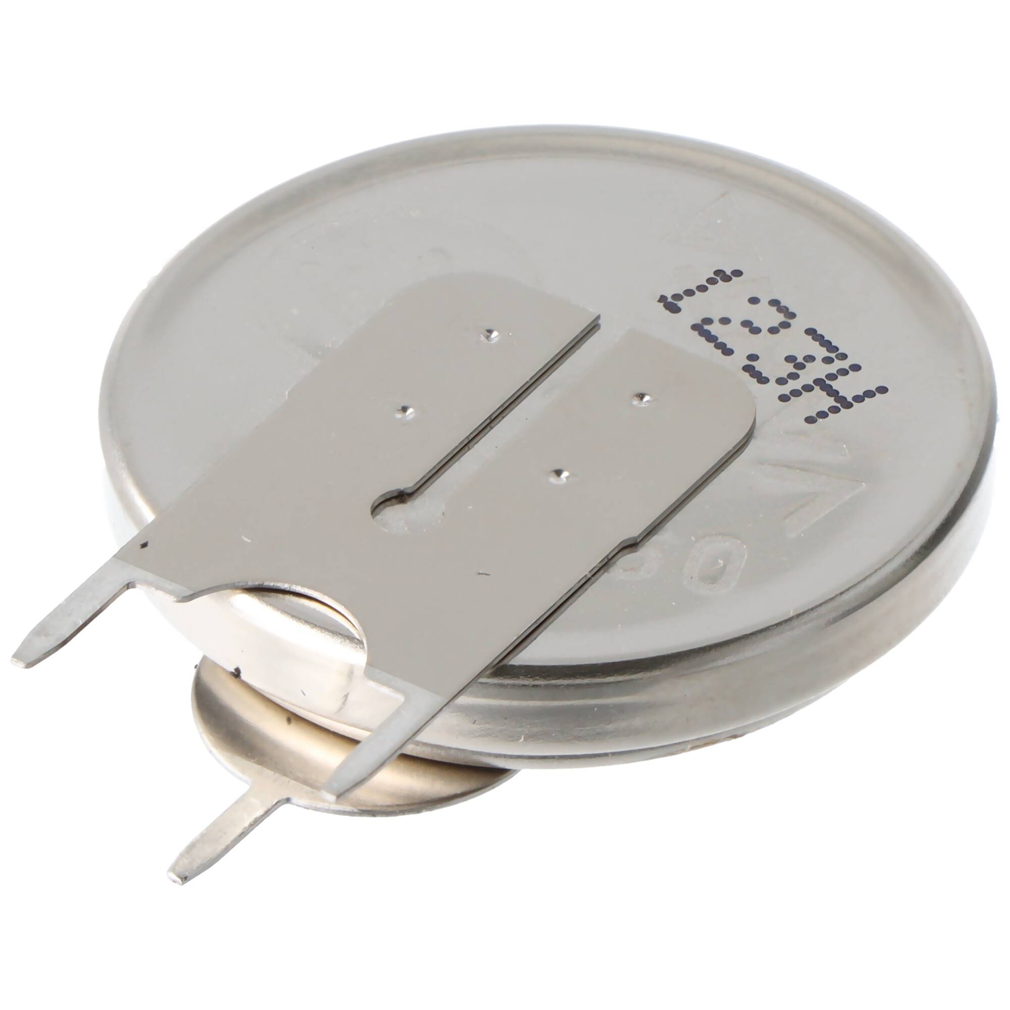 Lithium Batterie CR2450, CR2450SLF, mit Printkontakte stehend, 3 Volt