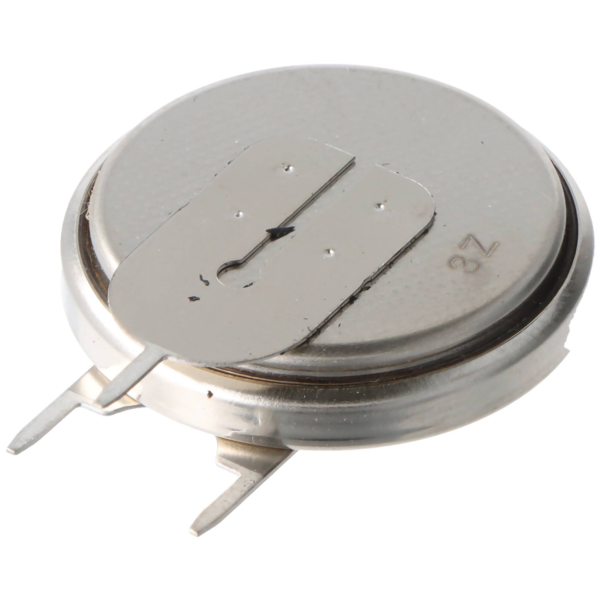 Lithium Batterie CR2450, CR2450SLF, mit Printkontakte stehend, 3 Volt