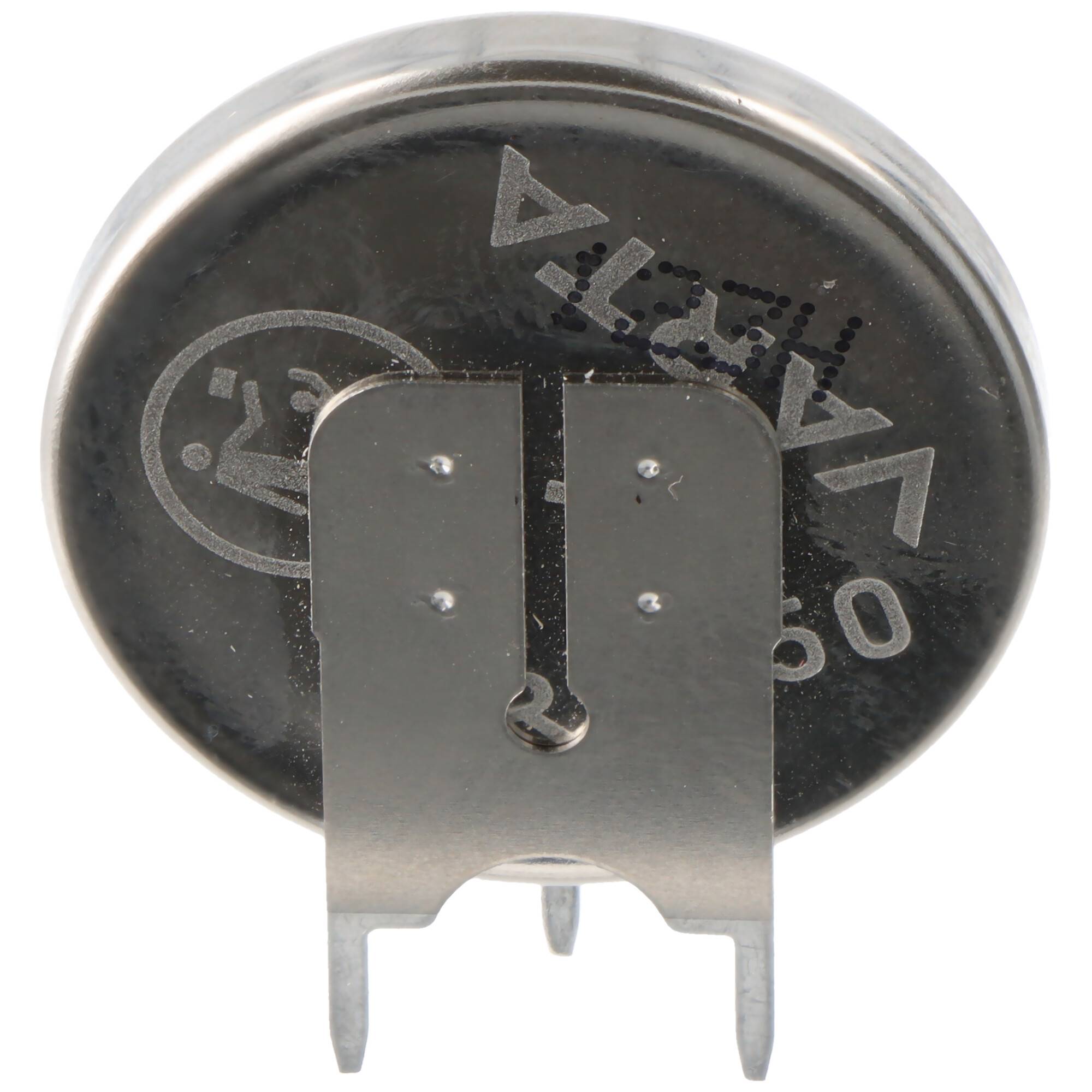 Lithium Batterie CR2450, CR2450SLF, mit Printkontakte stehend, 3 Volt