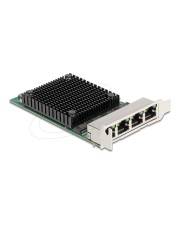 Delock PCI Express x4 Netzwerkkarte 2.5 Gigabit LAN 4 x RJ45 RTL8125