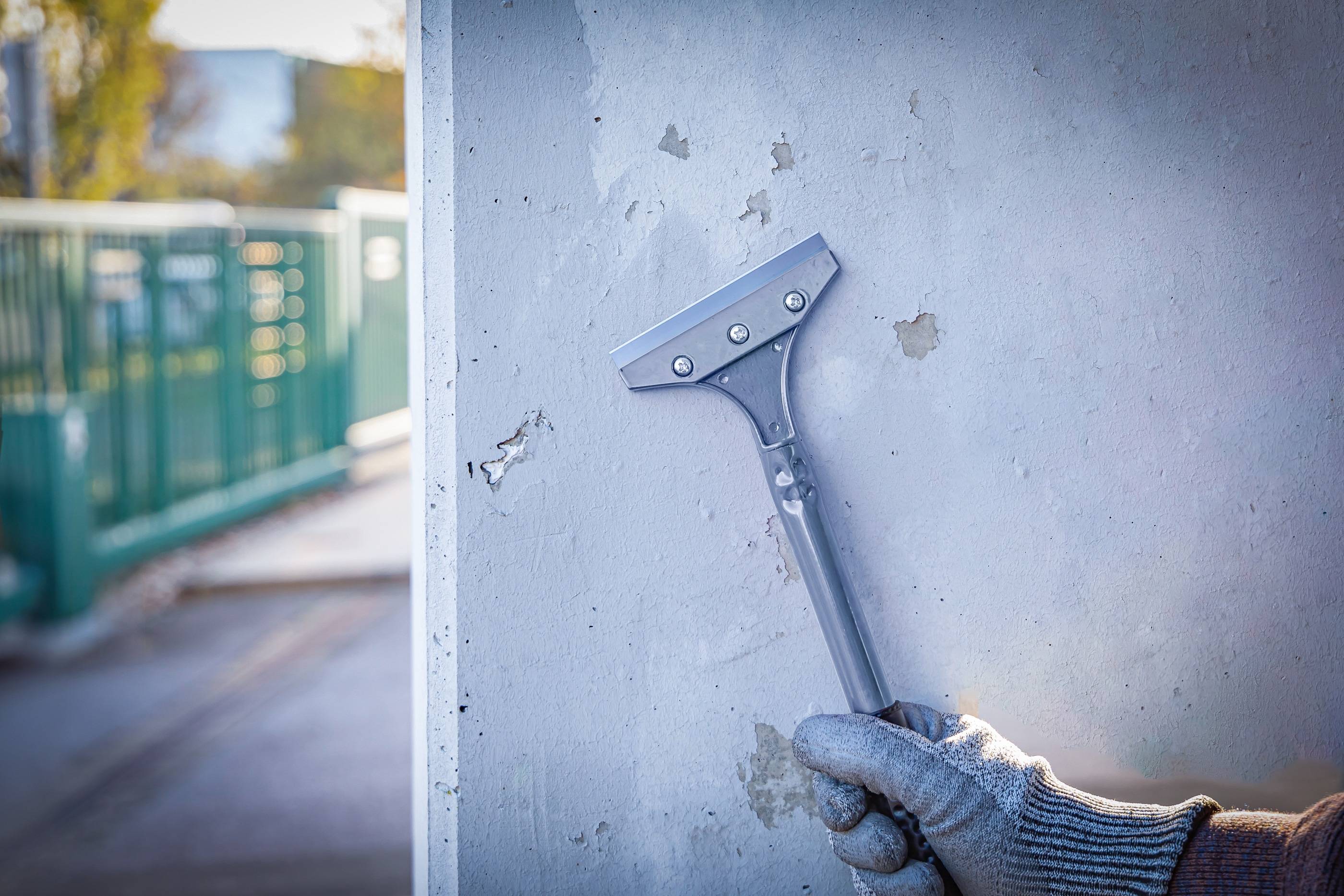 BGS TECHNIC Tapeten-/Bodenschaber, 300 mm