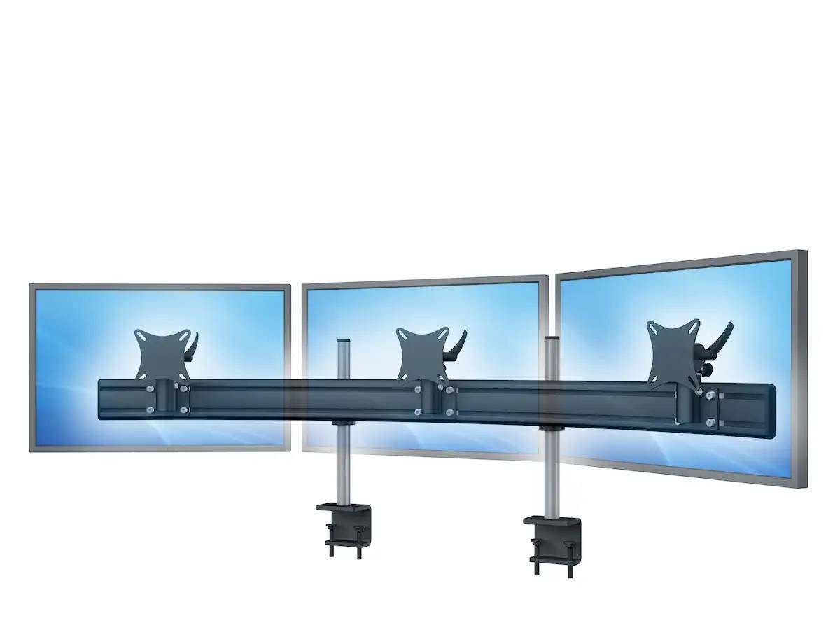 Para System Monitorhalterung für 3 Monitore mit Tisch-Klemme 3er - 25''-32''