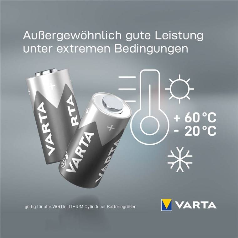 10X Varta 48155 Professional Lithium CR 2 (6206) - Foto Lithium Batterie, 3 V