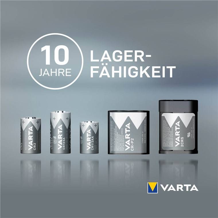 10X Varta 48155 Professional Lithium CR 2 (6206) - Foto Lithium Batterie, 3 V