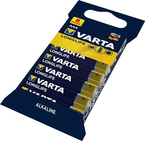 25X Varta 40859 Longlife LR03/AAA (Micro) (4103) - Alkali-Mangan Batterie (Alkaline), 1,5 V