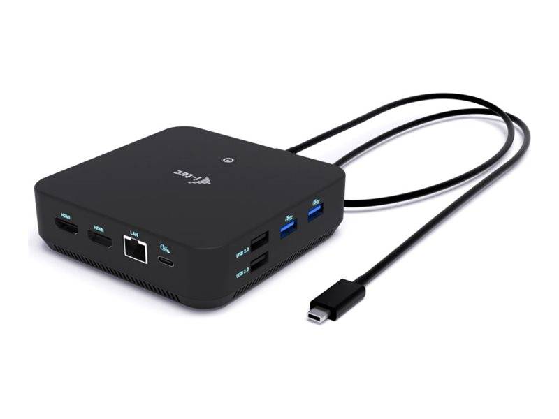 I-TEC USB-C DS 2 x HDMI 1x DP 1x GLAN 1x USB-C 3.2 3x USB-A 3.2 2x USB 2.0 1x 3.5mm Audio