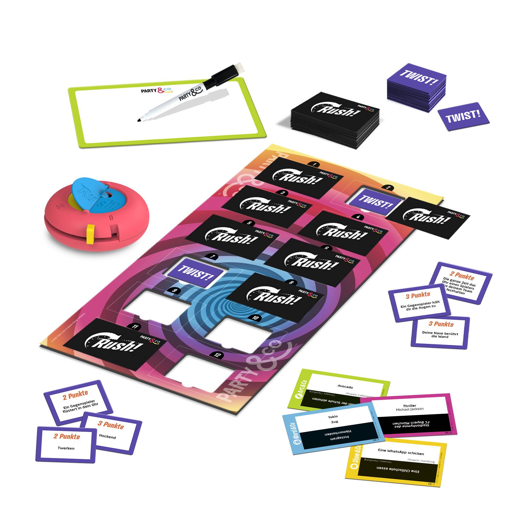 Party & Co Rush, Partyspiel, Deutsche Ausgabe