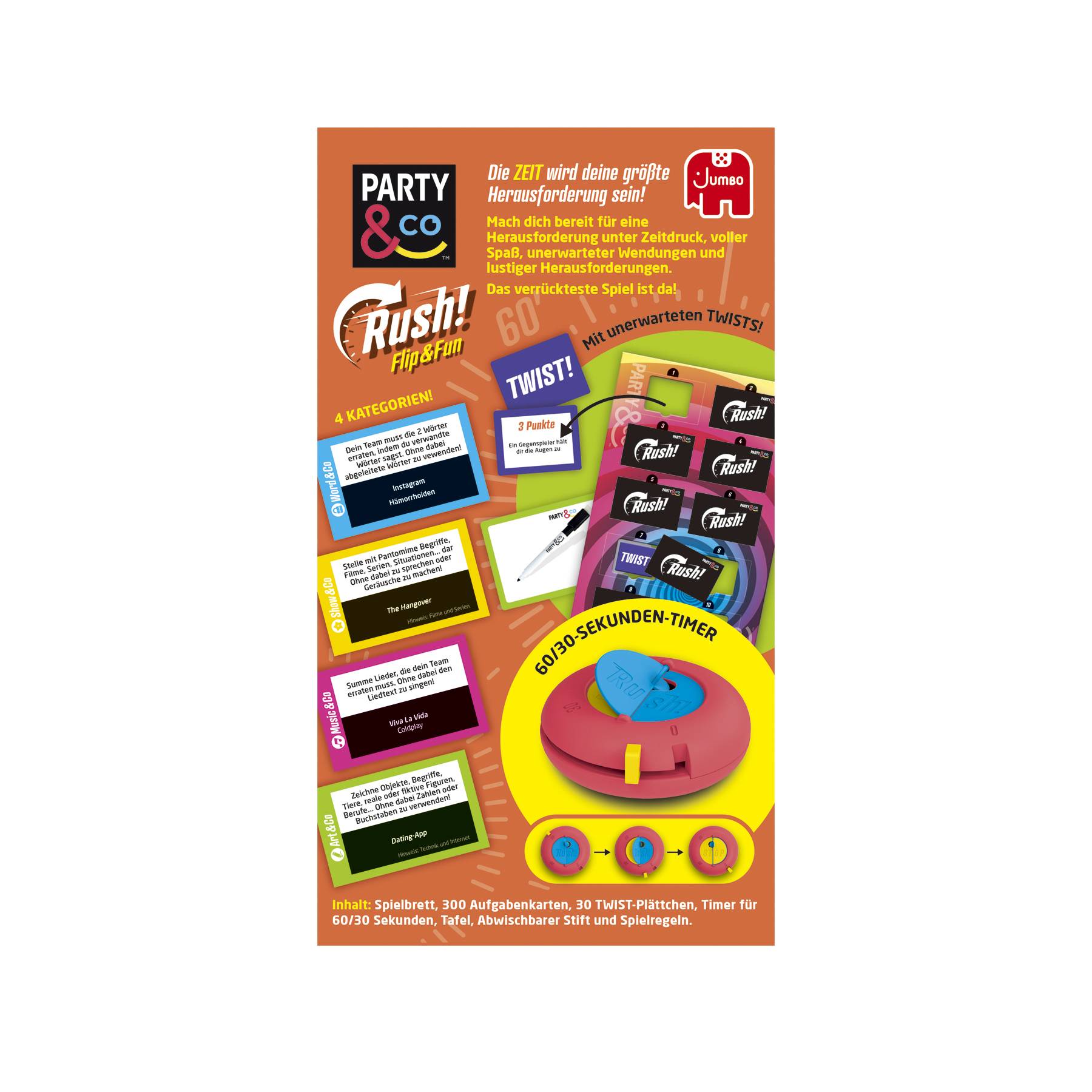 Party & Co Rush, Partyspiel, Deutsche Ausgabe