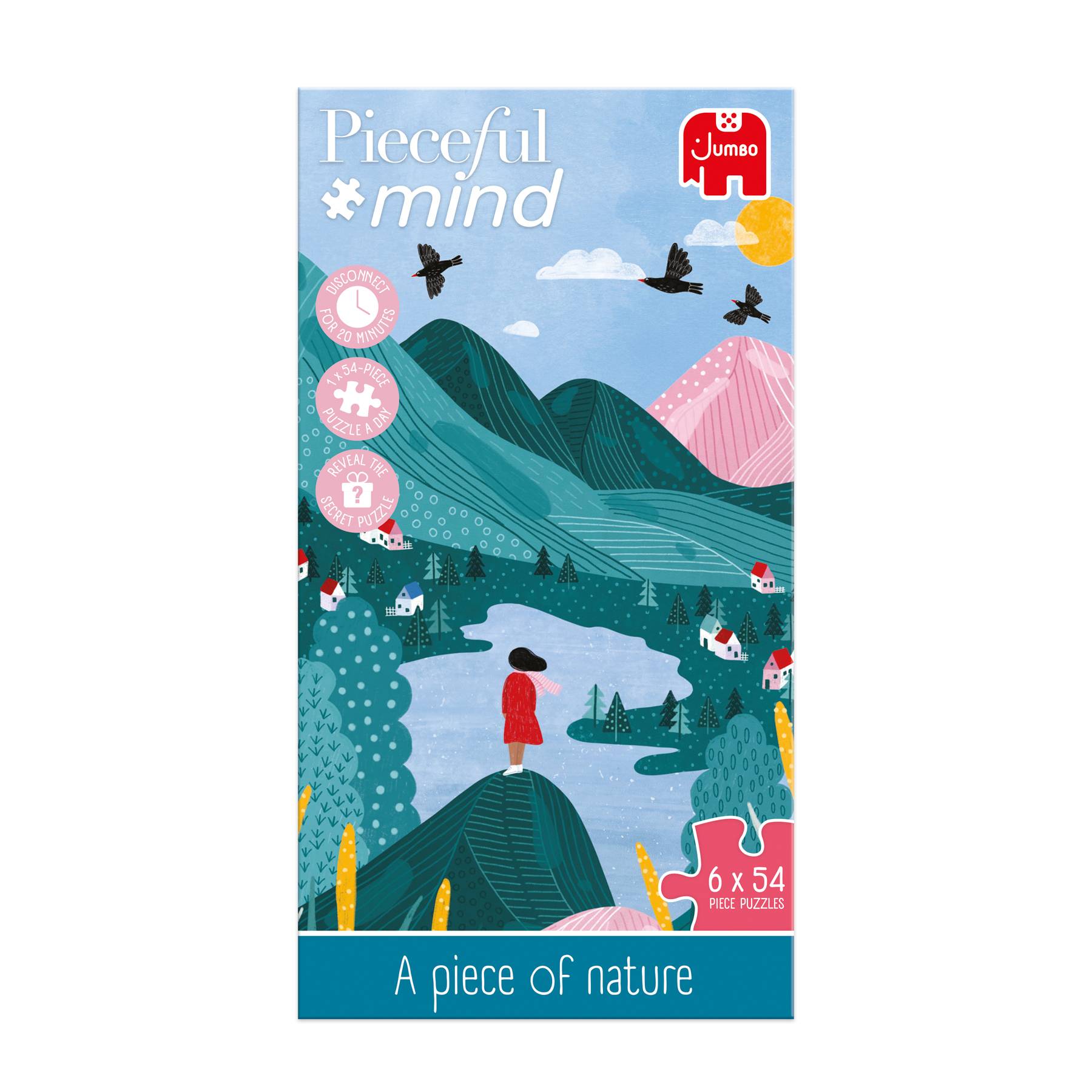 Pieceful mind, Ein stück Natur, 6x 54 Teile Puzzle