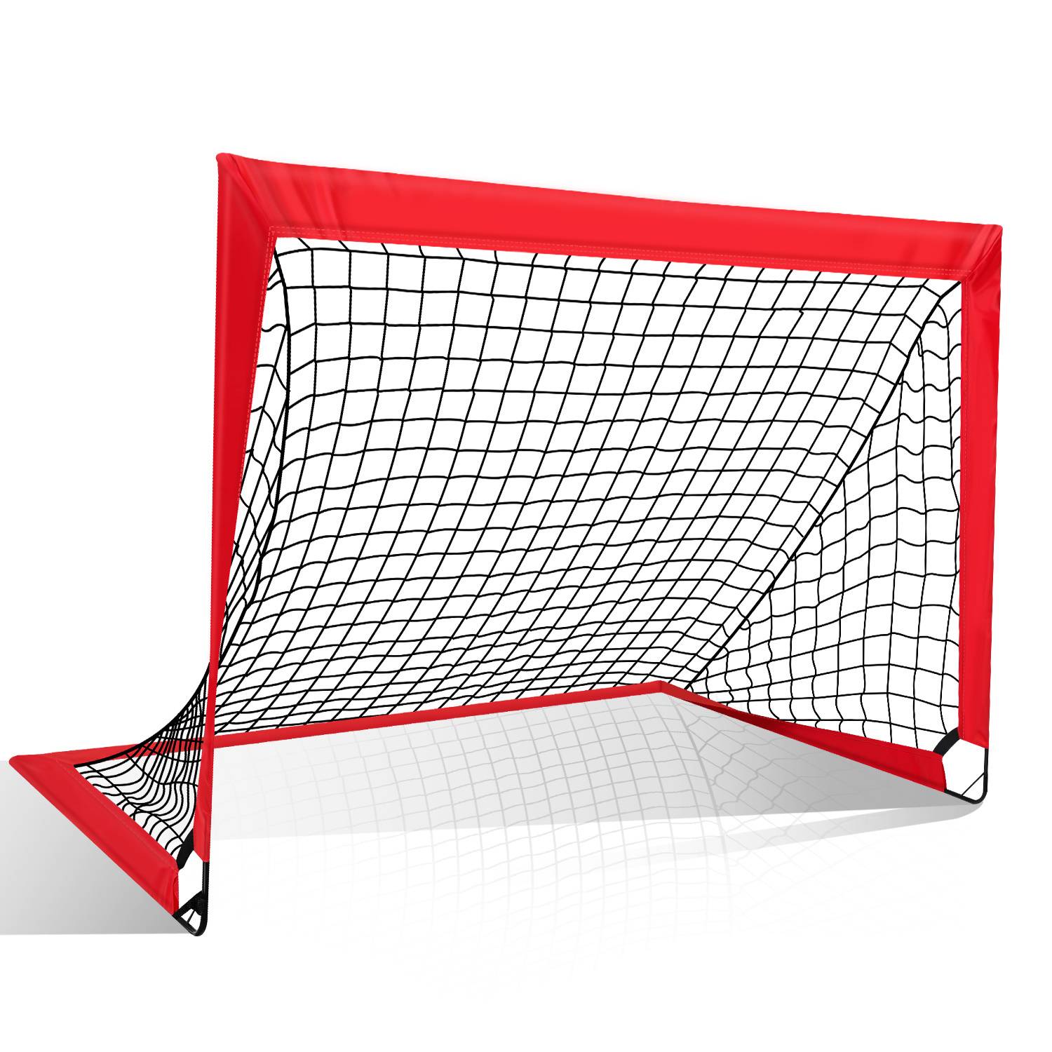 Fußballtor 120 x 90 x 90 cm Faltbares Tragbares Fußballnetz Mini Fußball Tor für Kinder