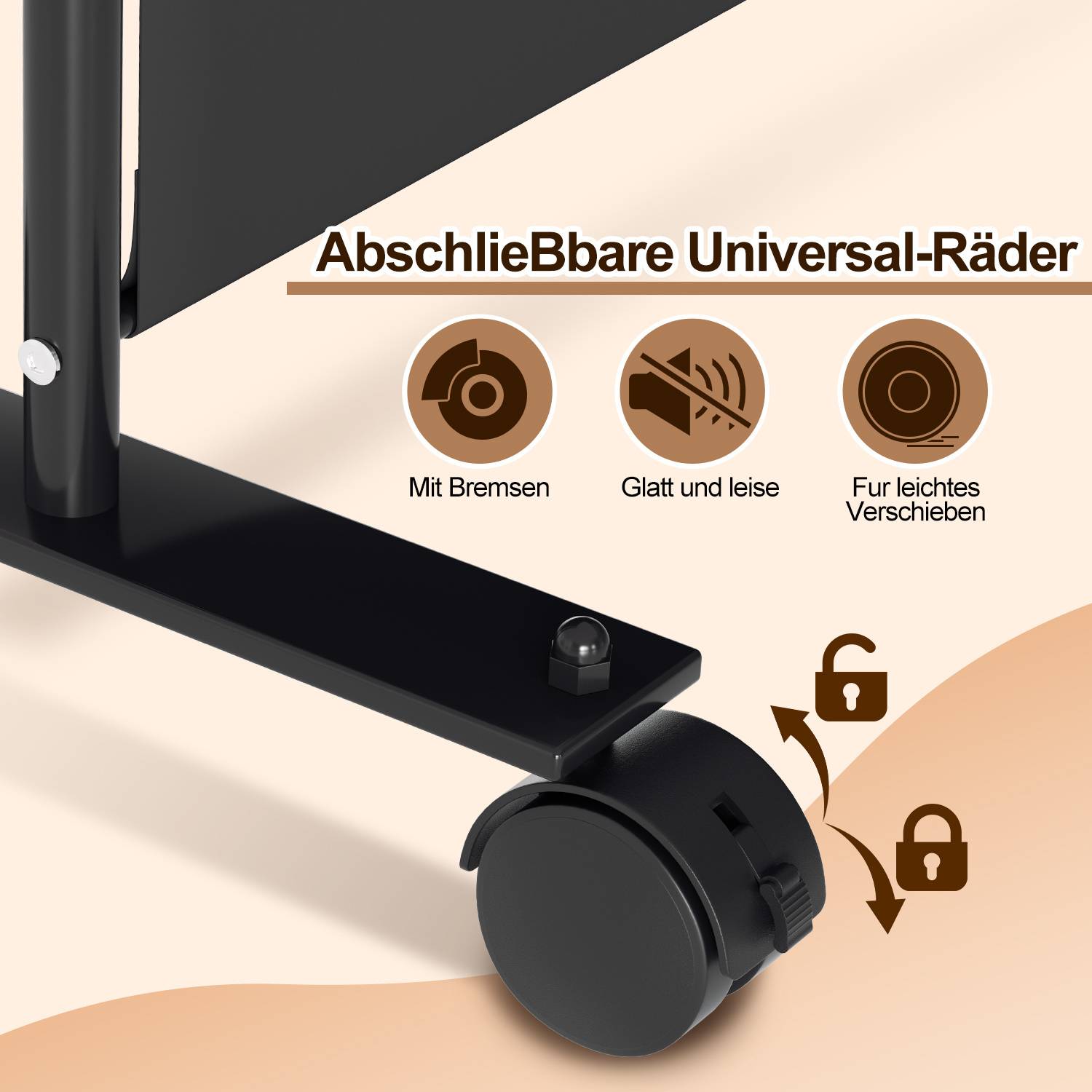 Paravent mit Rollen 5 teilig Anthrazit 284x181 cm Faltbarer Raumteiler Outdoor Trennwand Garten Sichtschutz Raumtrenner