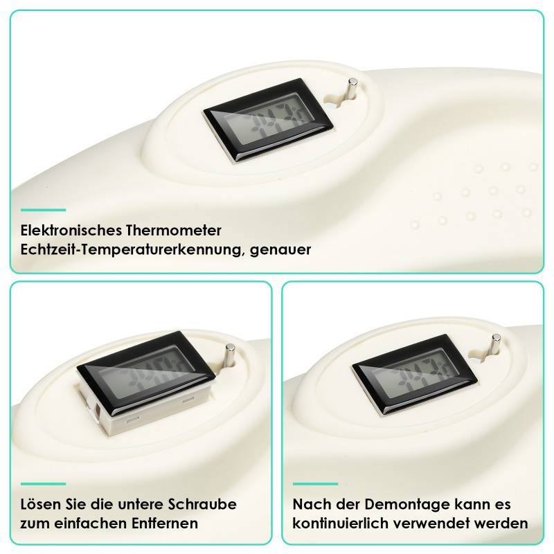 Baby Badewanne Babywanne Set Reisebadewanne Faltbar mit Thermometer für Babys von 0-36 Monaten
