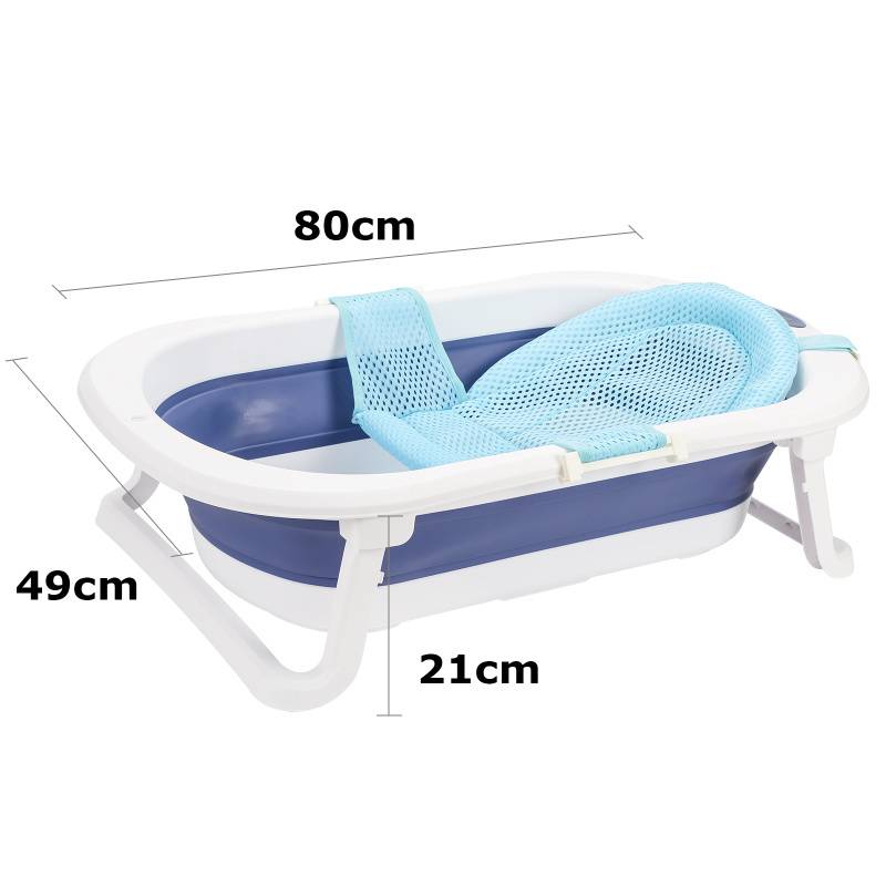 Babybadewanne Baby Badewanne Faltbar mit BadeSicherheitsnetz Sicher für Baby - Babybadewanne Neugeborene