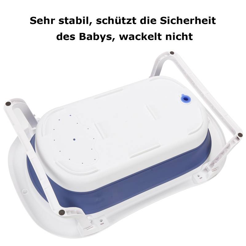Babybadewanne Baby Badewanne Faltbar mit BadeSicherheitsnetz Sicher für Baby - Babybadewanne Neugeborene