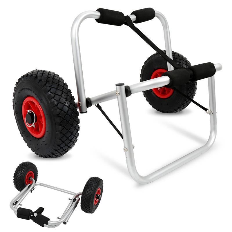 2x Kajakwagen Bootswagen Kajak Kajak-Wagen Kajak-Transport-Wagen faltbar 80kg