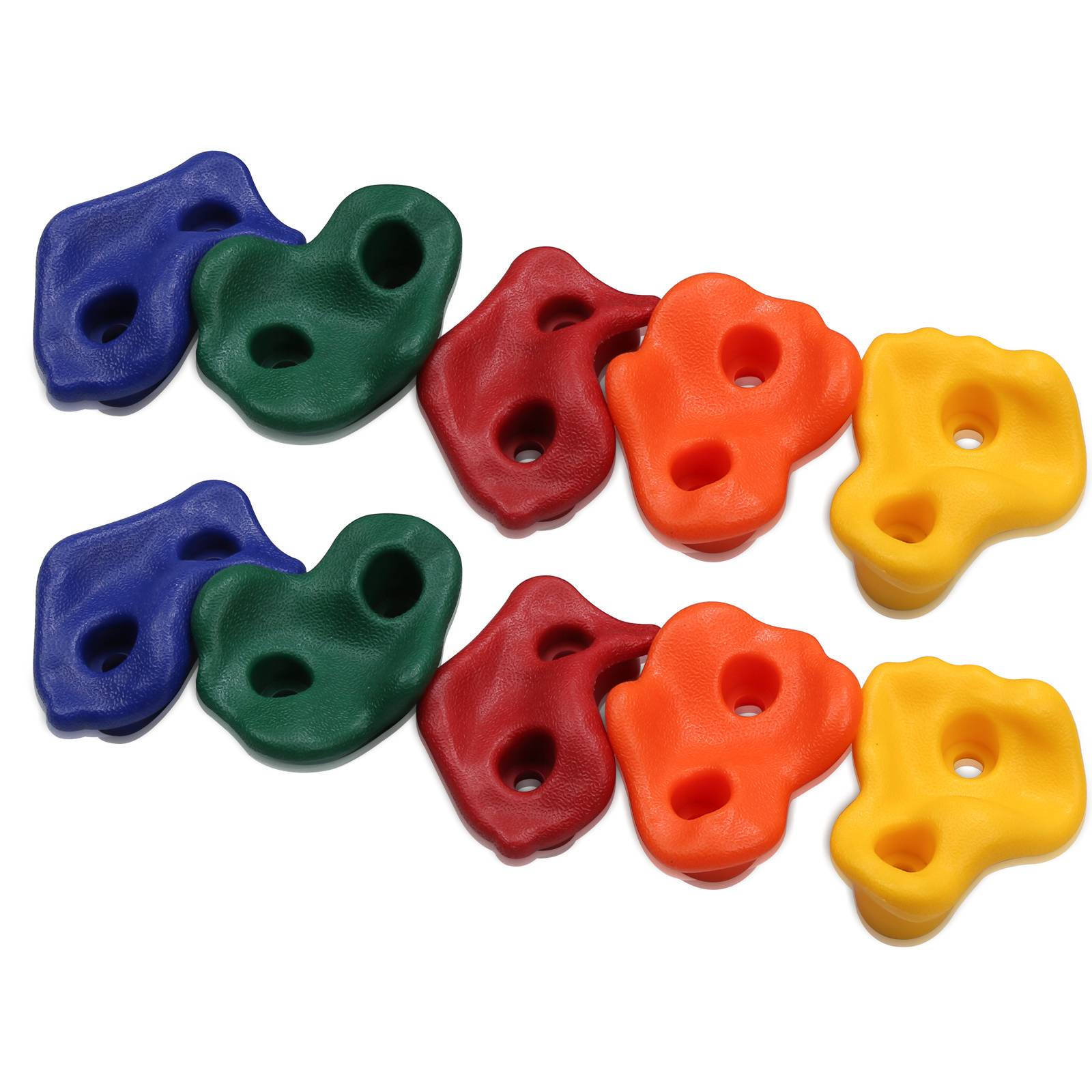 Klettergriffe Klettersteine bis 200 kg für Spielturm Farbigen Outdoor 10X