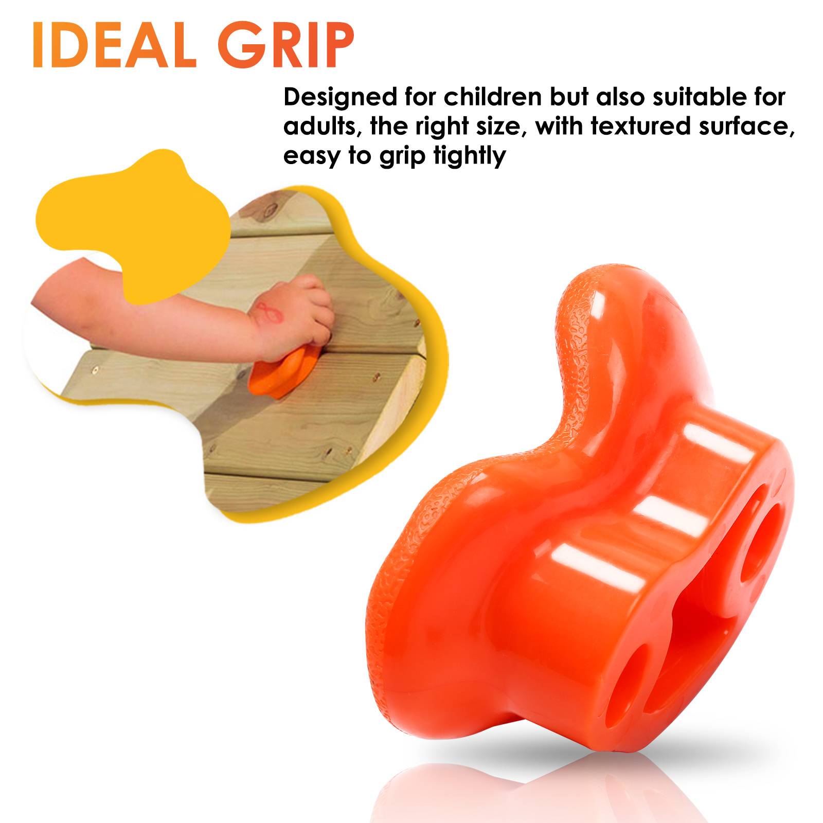 Klettergriffe Klettersteine bis 200 kg für Spielturm Farbigen Outdoor 40X