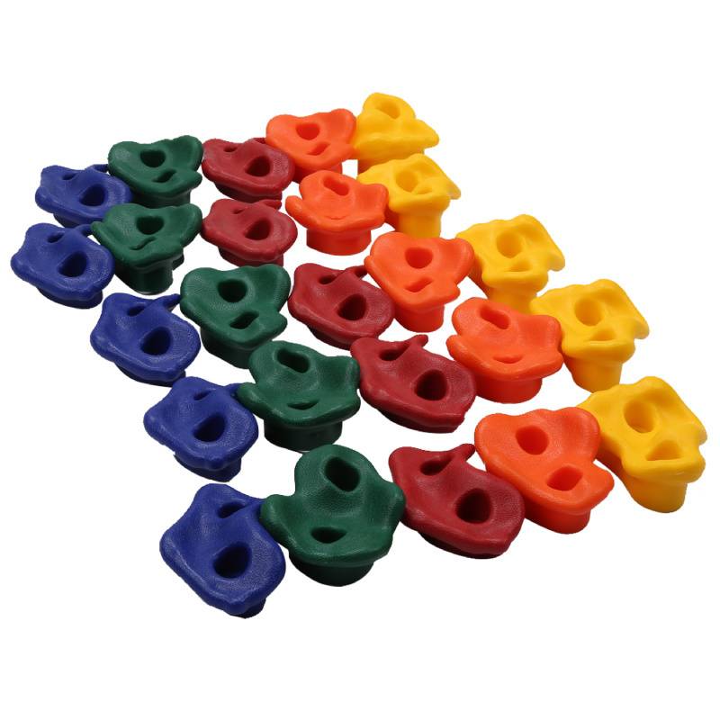 Klettergriffe Klettersteine bis 200 kg für Spielturm Farbigen Outdoor 25X