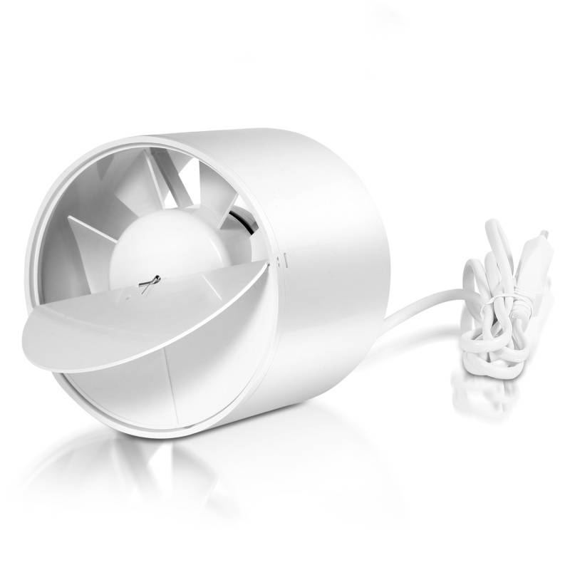 Rohrventilator Lüfter Ablüfter Kanallüfter Ventilator mit Öllager Gebläse Lüfter-10cm