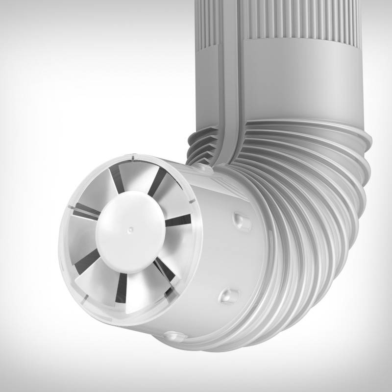 Rohrventilator Lüfter Ablüfter Kanallüfter Ventilator mit Öllager Gebläse Lüfter-10cm