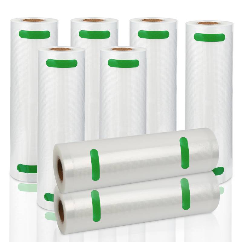 Vakuumrollen Vakuumbeutel 20 x 600 cm Vakuumfolie Vakuumierfolie Vakuumier + Beutel- 8x Vakuumrollen