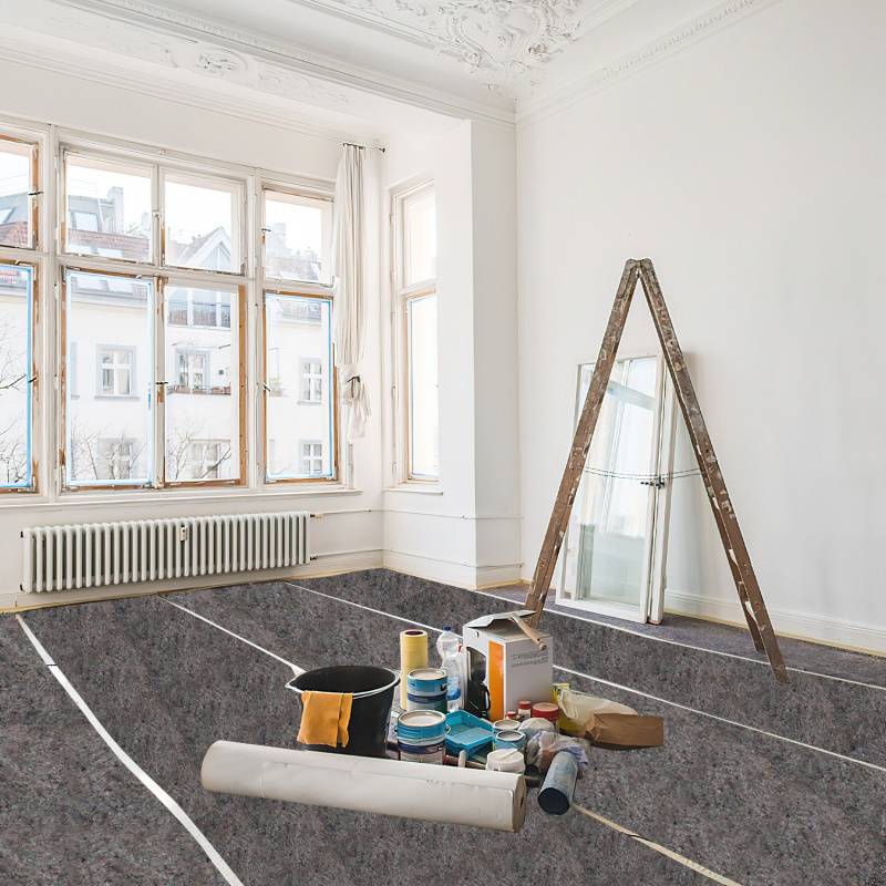 Malervlies 1x50m Abdeckvlies Schutzvlies Abdeckflies Gewicht 220g/㎡ PE-Folie