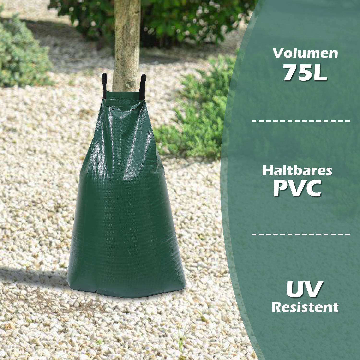 Baumbewässerungsbeutel 10 Stück Bewässerungssack 75L Bewässerungsbeutel Wassersack für Bäume