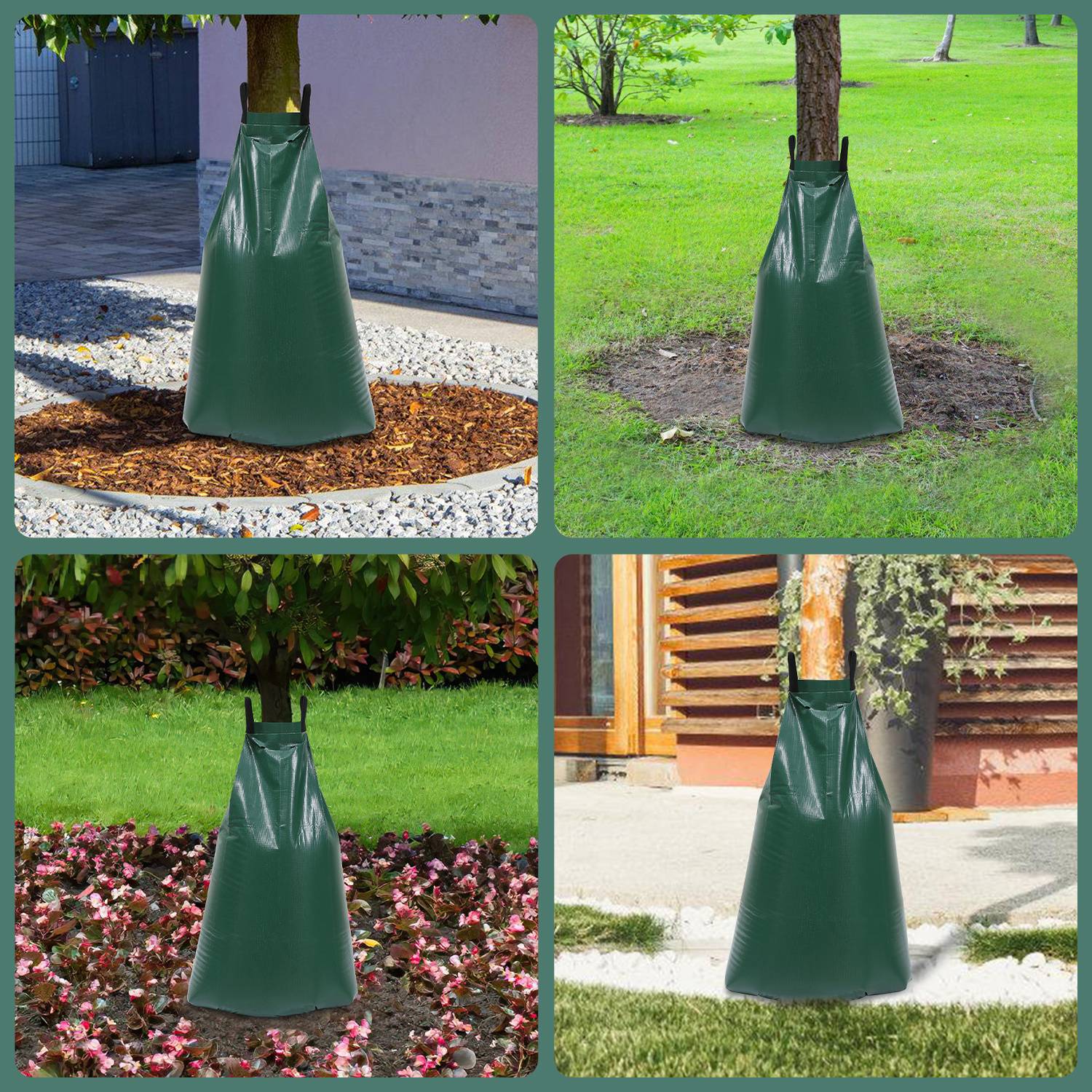 Baumbewässerungsbeutel 10 Stück Bewässerungssack 75L Bewässerungsbeutel Wassersack für Bäume