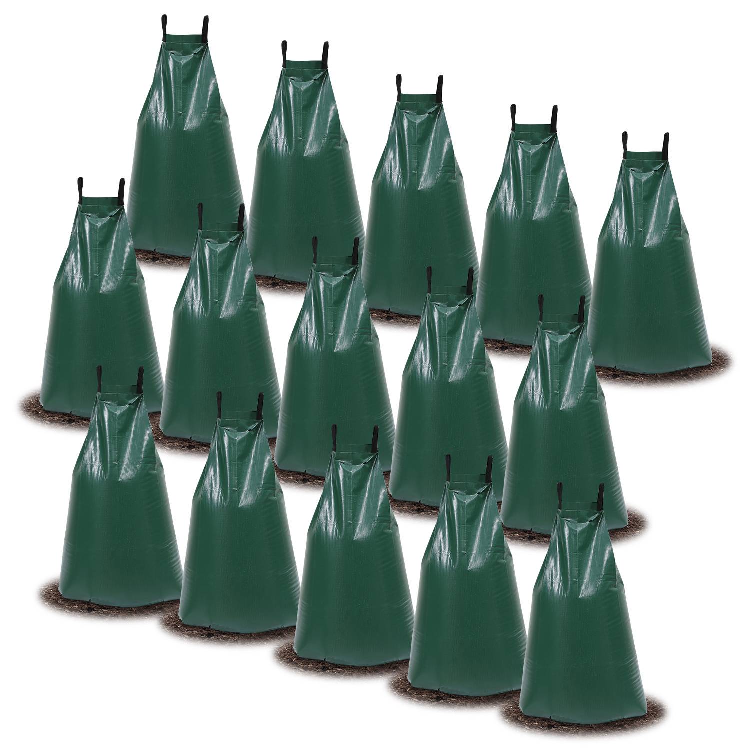 Baumbewässerungsbeutel 15 Stück Bewässerungssack 75 Liter Bewässerungsbeutel Wassersack für Bäume