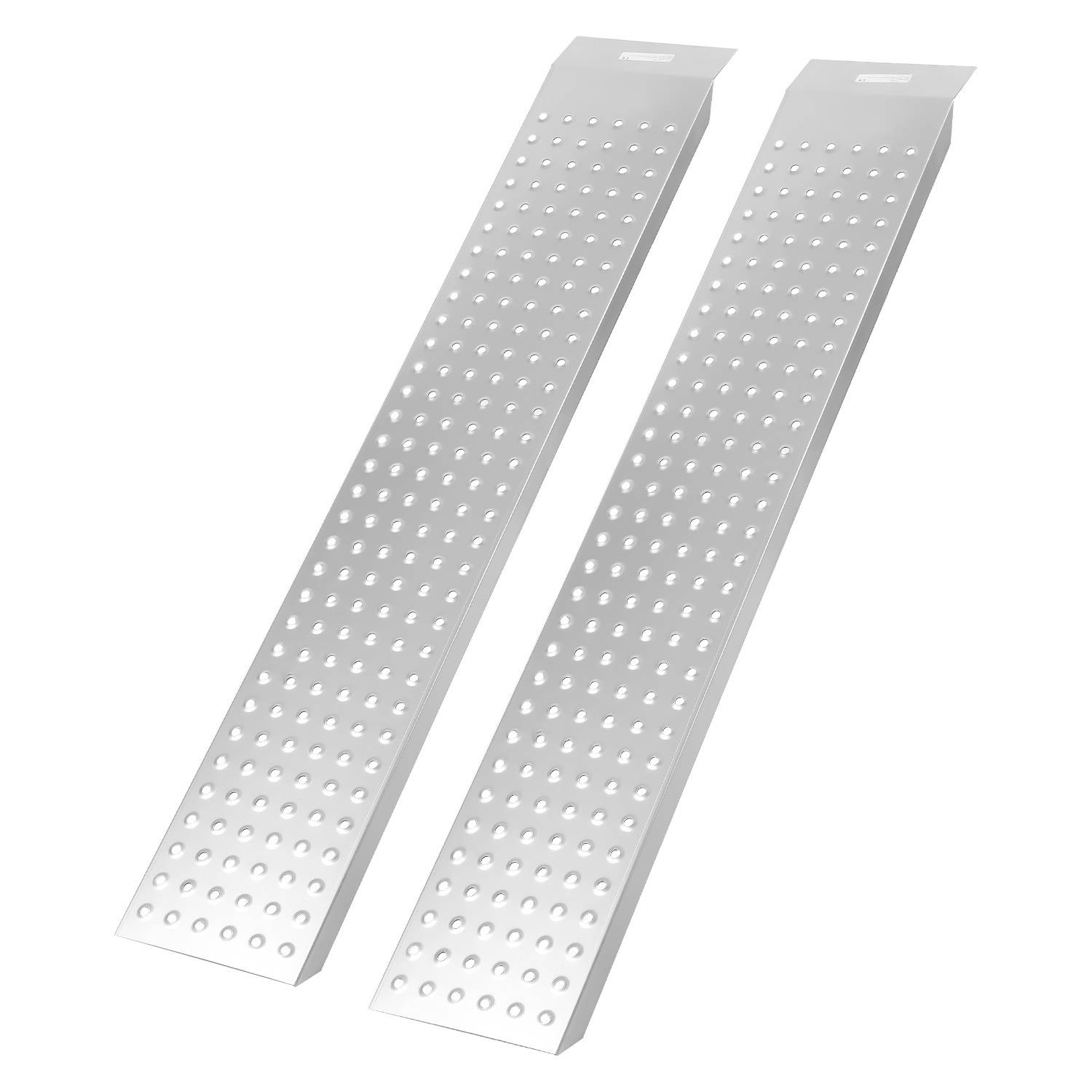 2X Auffahrrampe Verladerampe 135 x 22.5 x 4 cm Rampe Verladeschiene Auto Laderampe für Motorrad, Anhänger bis 400kg