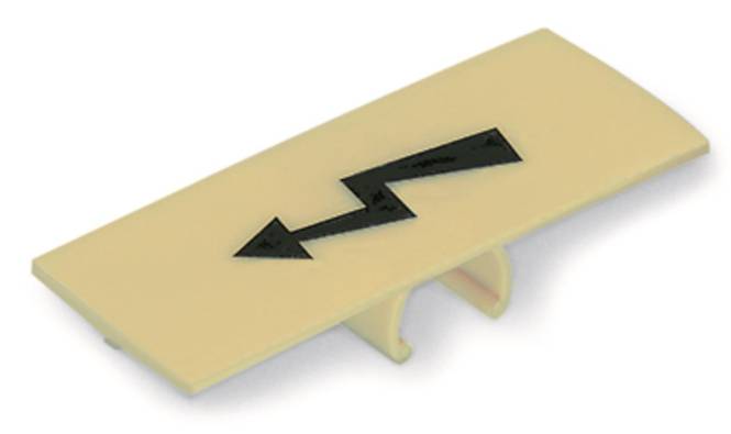 WAGO 285-440 Warnabdeckung,mit schwarzem Blitzpfeil,gelb Industriematerial Verbindungstechnik