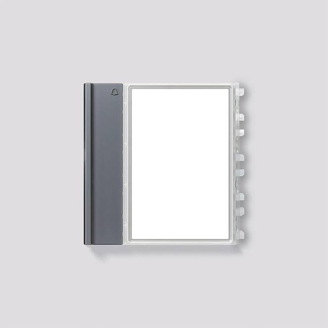 Siedle Ruftaste komplett TM 700-1-0 AG Install.Baumaterial Hauskomm/Batt/Sicher Türkommunikation