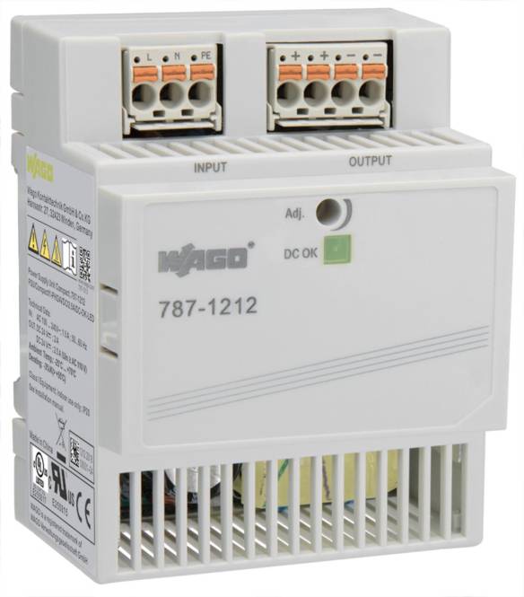 WAGO 787-1212 Primär getaktete Stromversorgung, Compact,1-phasig Industriematerial Industrie