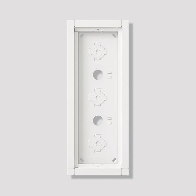 Siedle Gehäuse-AP GA 612-3/1-01 W Install.Baumaterial Hauskomm/Batt/Sicher Türkommunikation