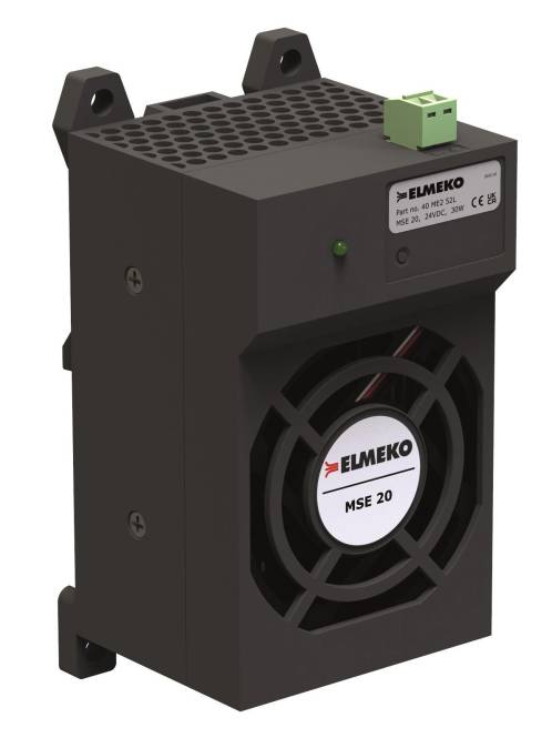 Schwarzes Industriegerät mit der Bezeichnung 